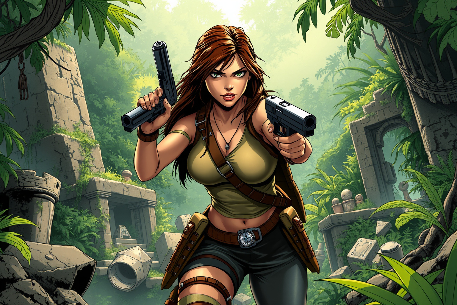 Lara Croft képregényekben új kalandokat és karaktert fejleszt.